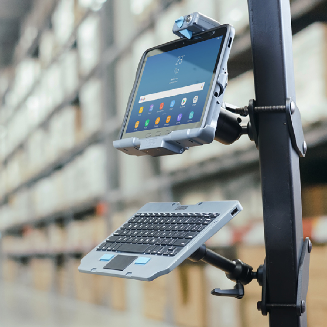 Zirkona 4” Diamond Plate with Large Joiner and VESA 75mm Plate